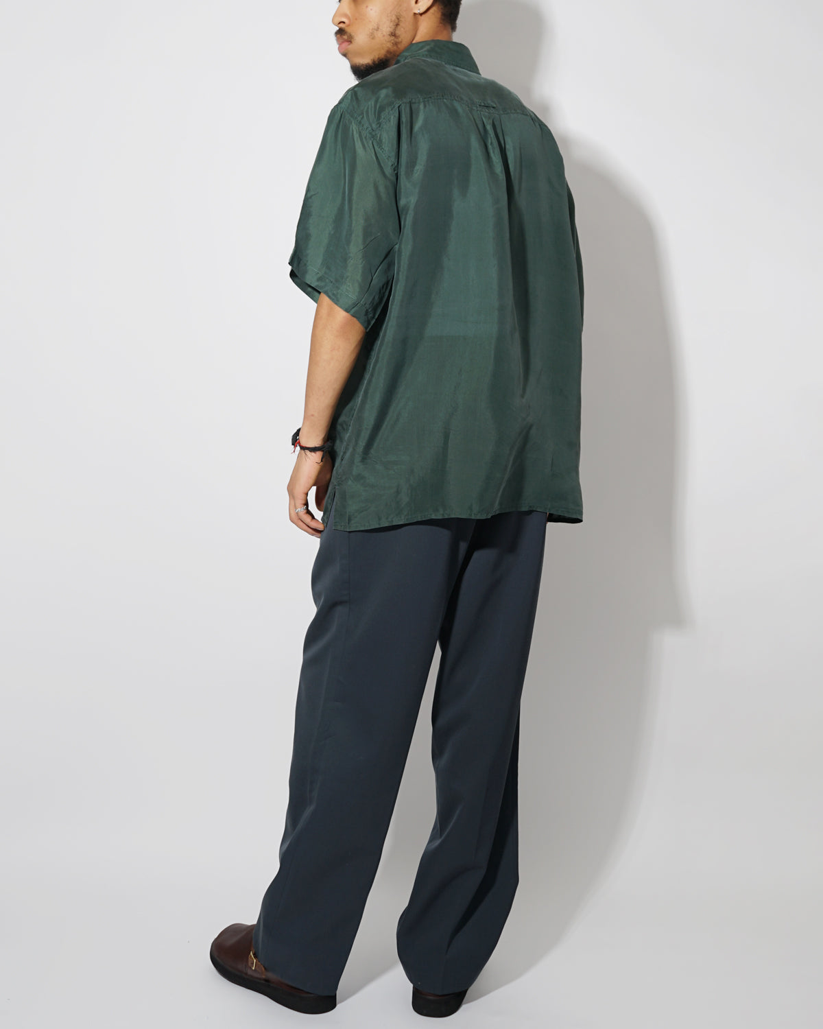 Silk Shirts Short Sleeve Vivid