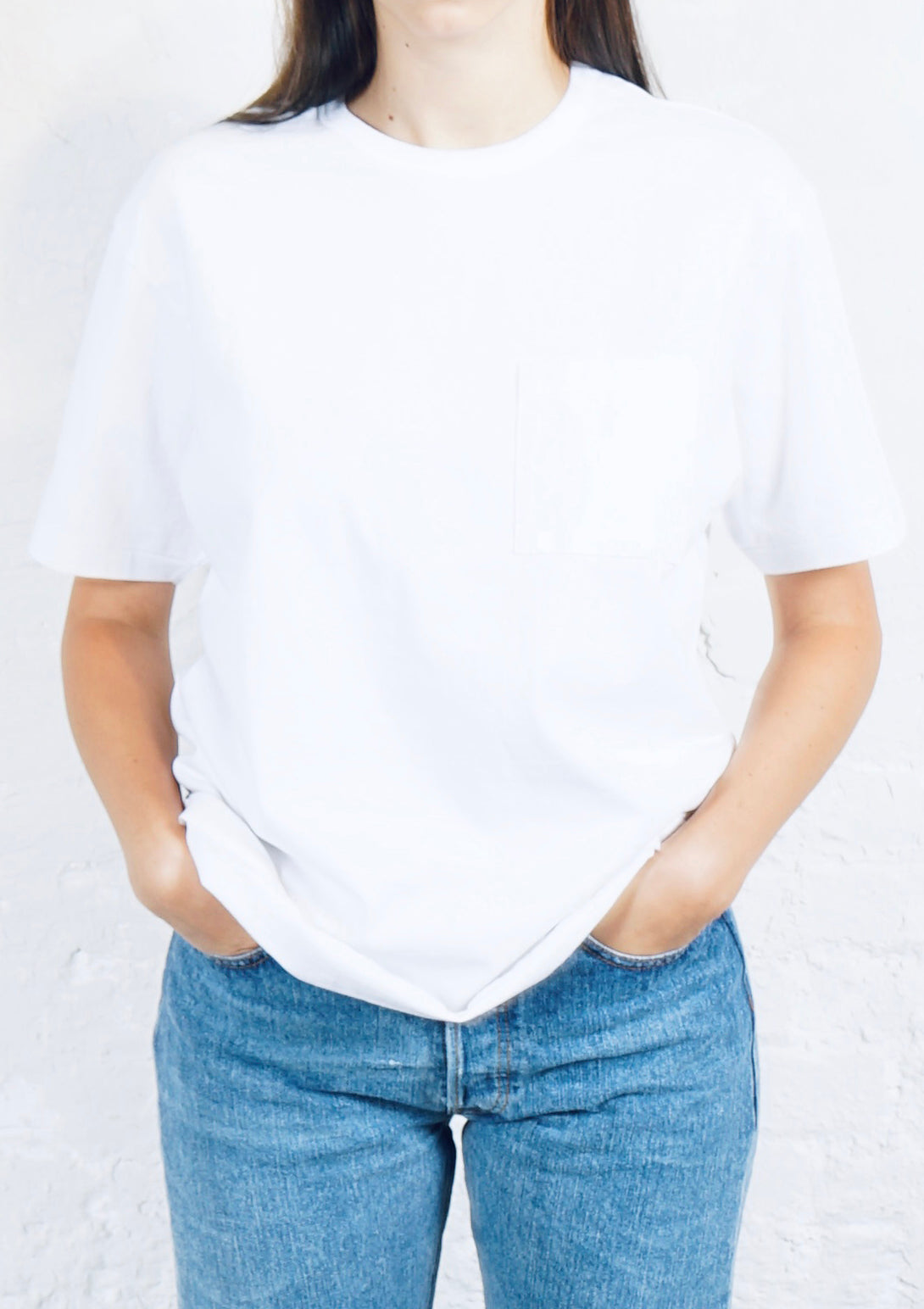 FGS Originals - Heavy-weight Pocket T-shirt / White