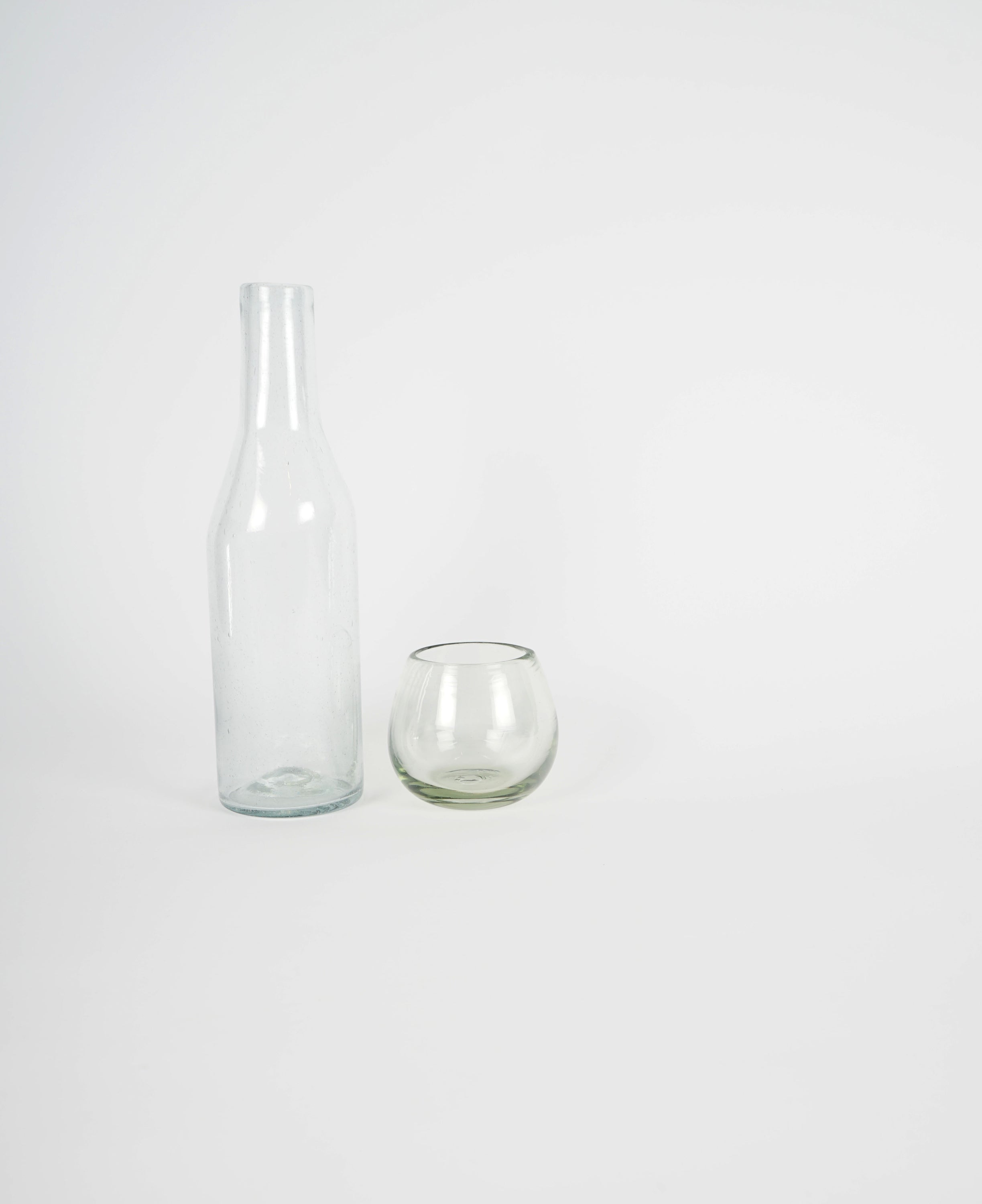 Handblown Mexican Glass Round