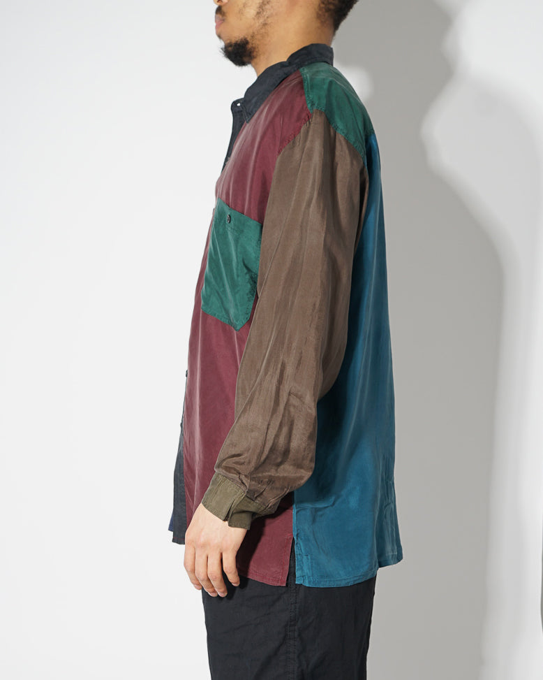 Silk Shirts Long Sleeve Patterned / A