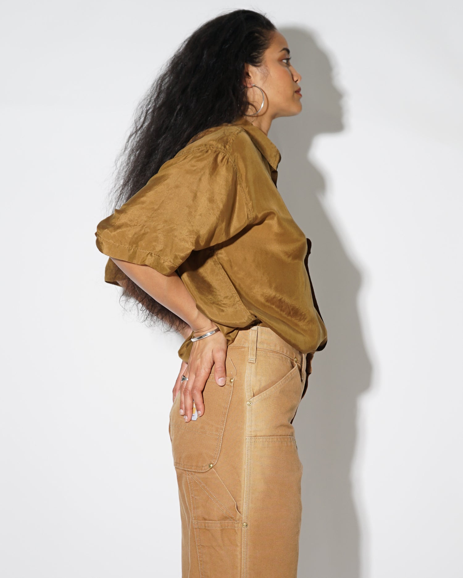 Silk Shirts Short Sleeve Vivid