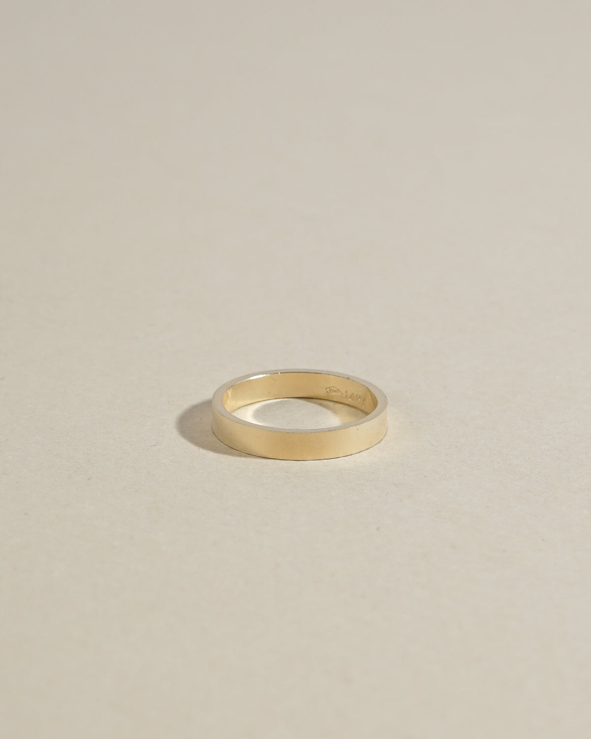14k Gold Band Ring /3mm