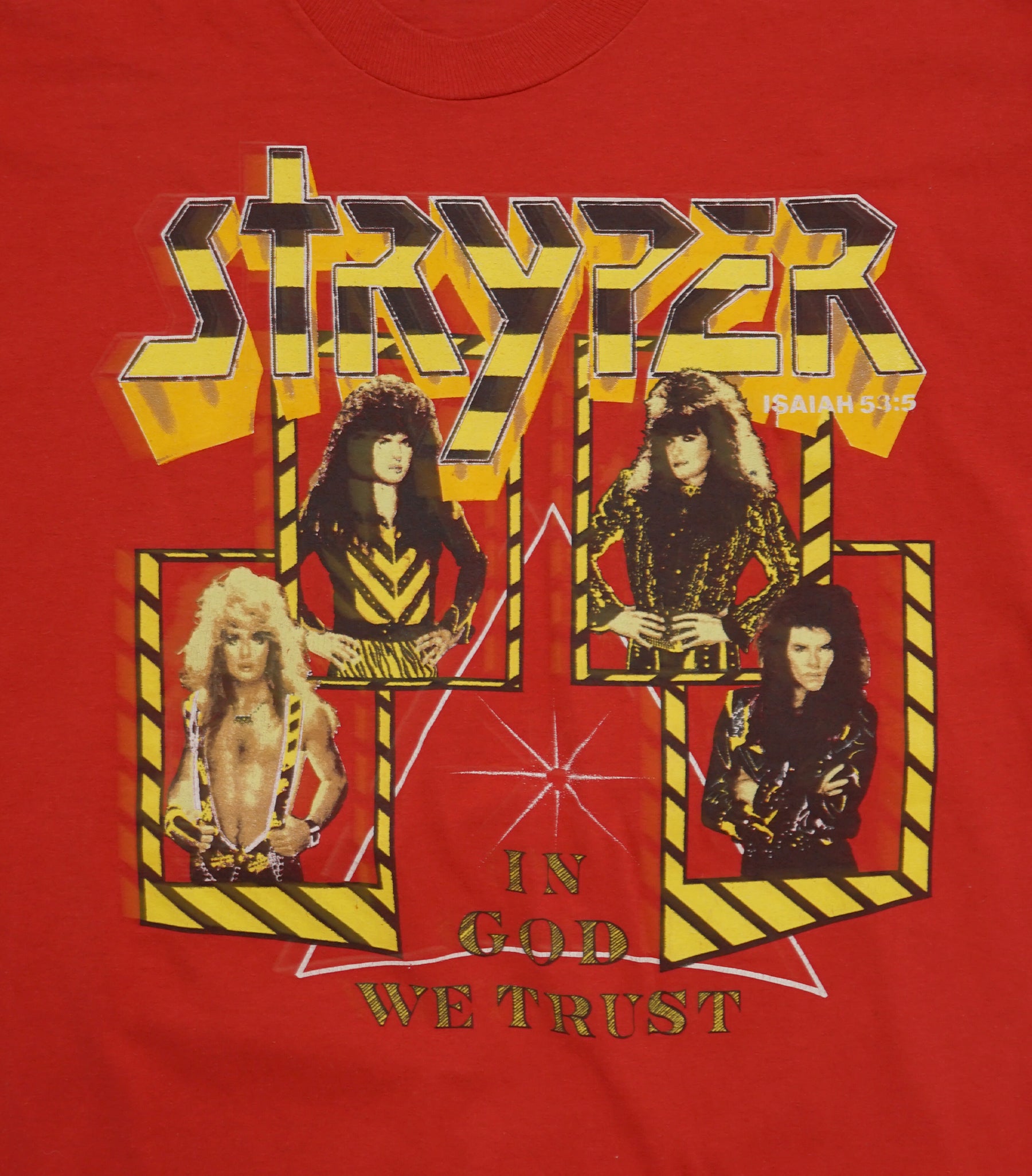 Stryper Tour Tee Shirts