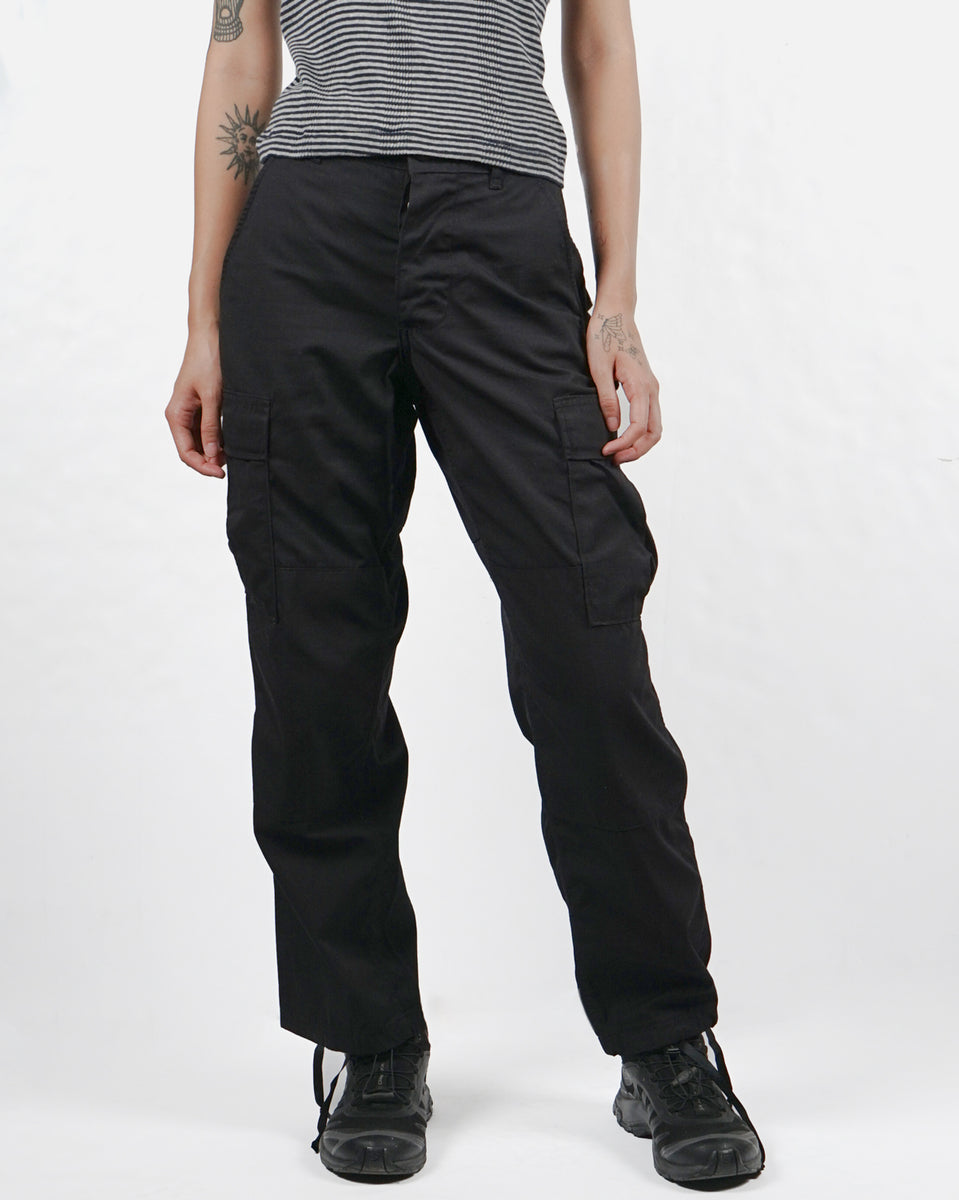 Avril Black Cargo Pants