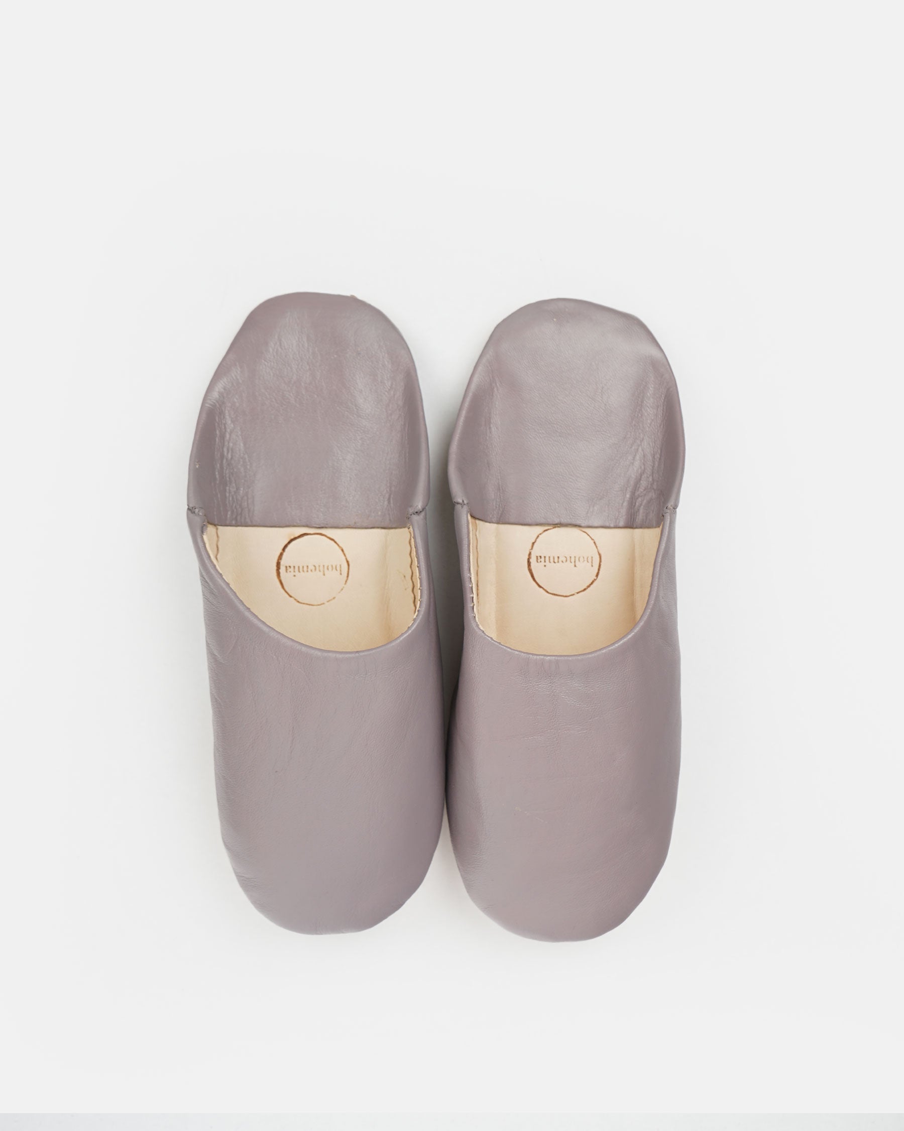Moroccan Babouche Basic Slippers / Violet