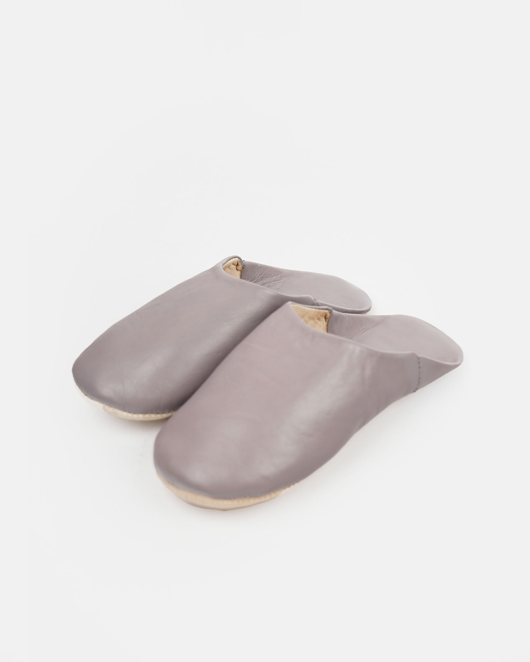 Moroccan Babouche Basic Slippers / Violet