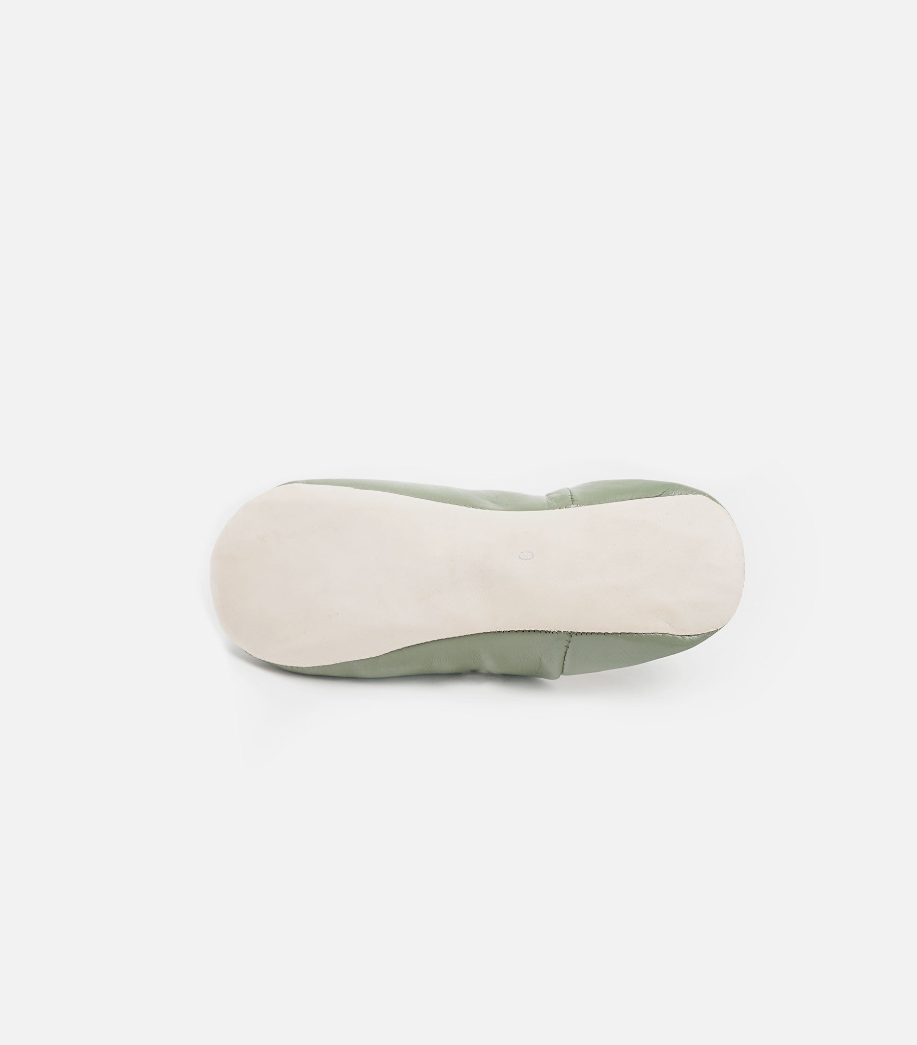 Moroccan Babouche Basic Slippers / Olive