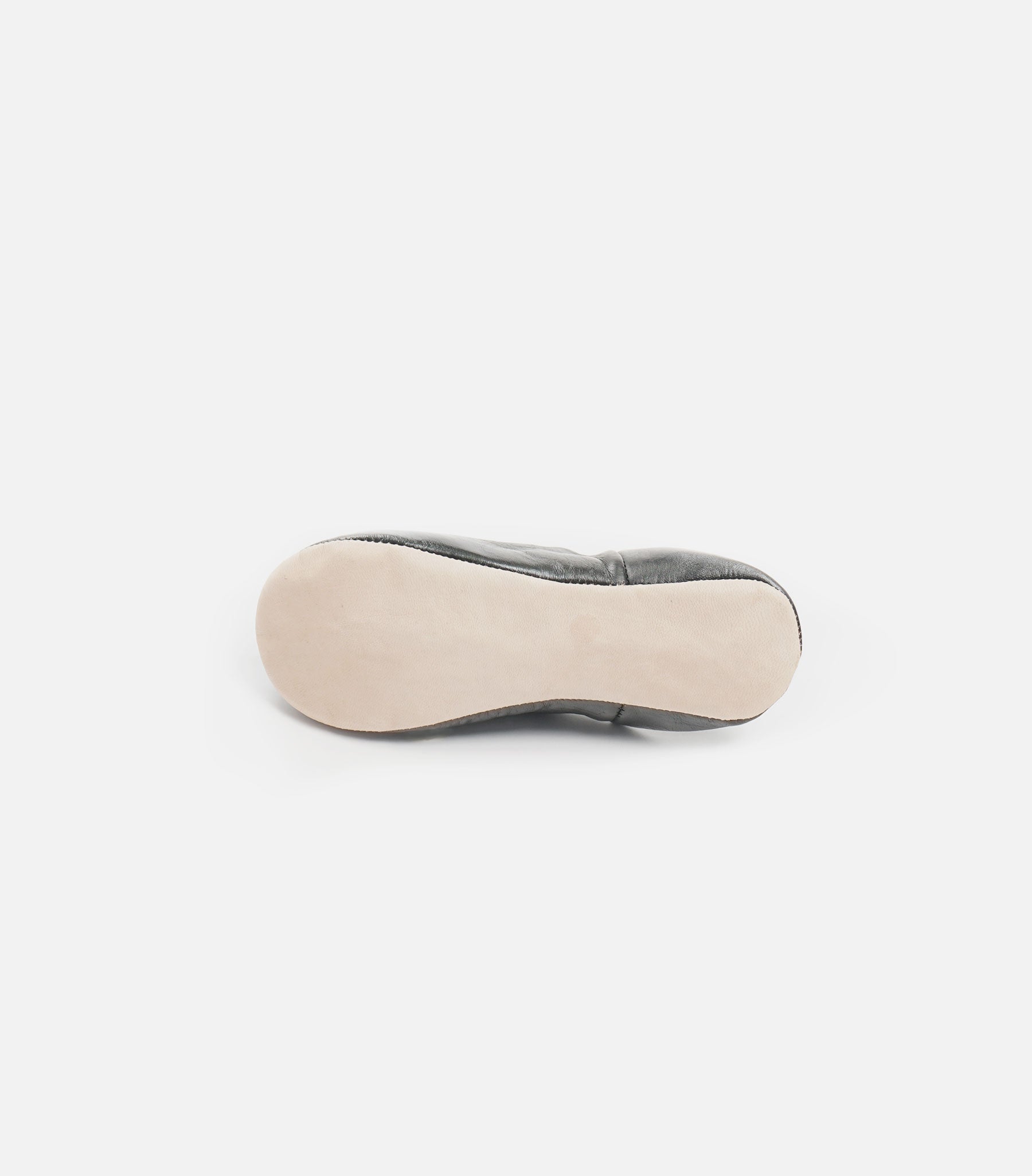 Moroccan Babouche Basic Slippers / Black