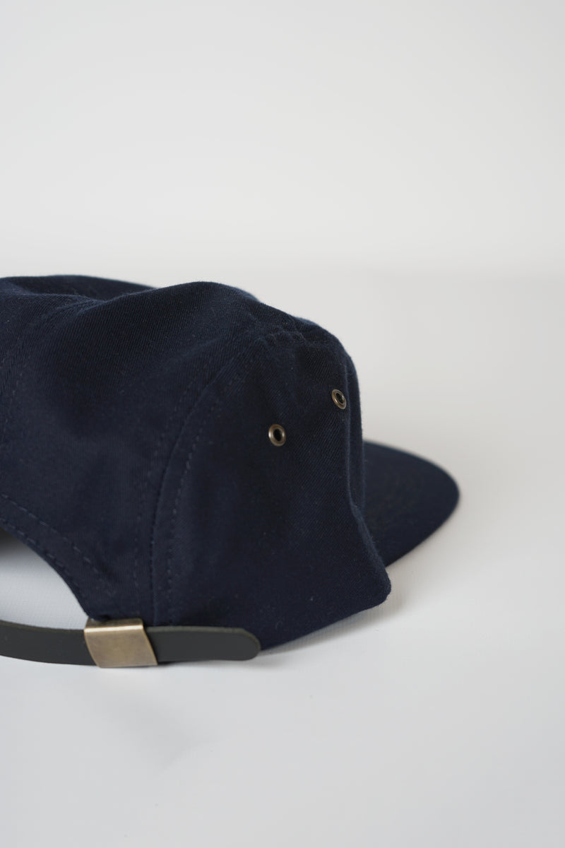 5-Panel Cap Made in USA Navy – Front General Store