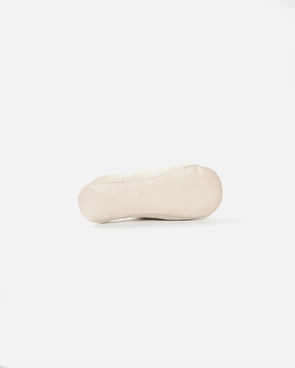 Moroccan Babouche Basic Slippers / Chalk
