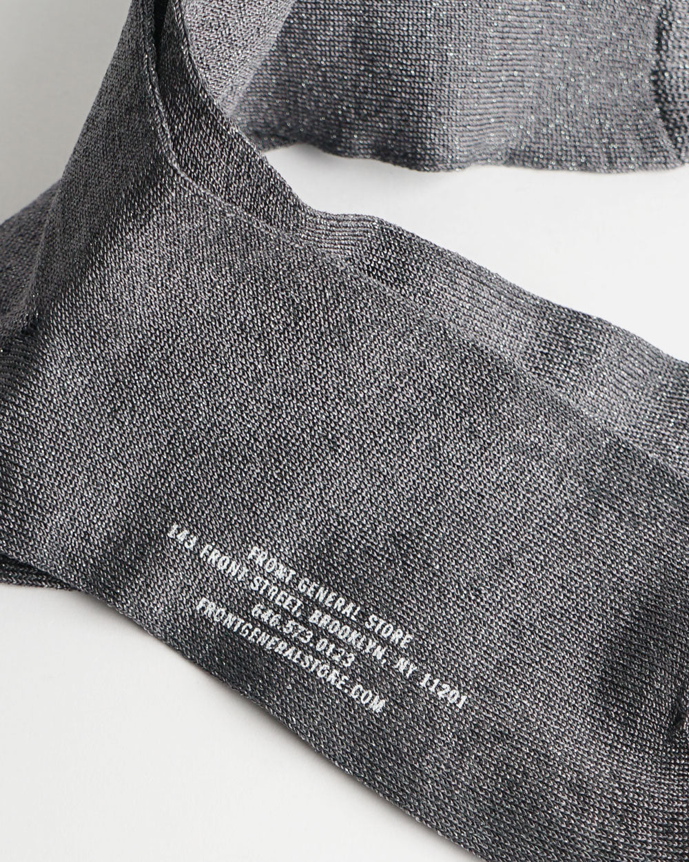 FGS Originals - Glitter Socks / Gray x Silver