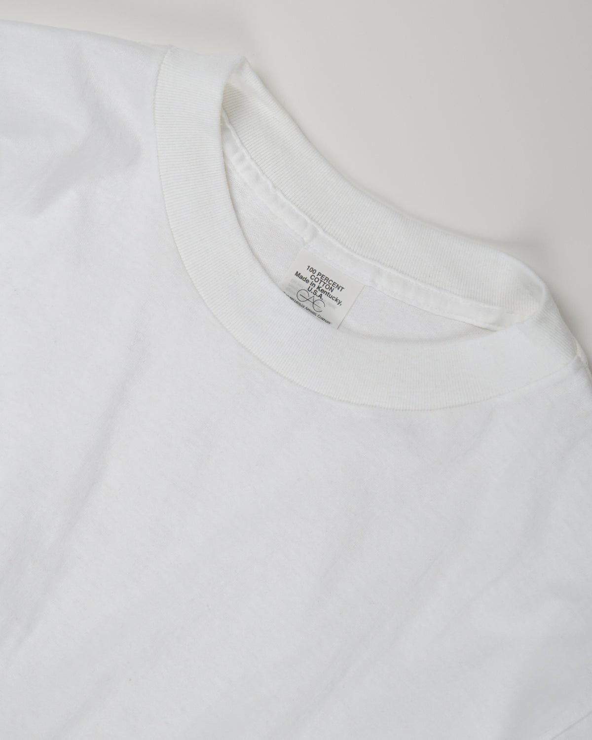 Campbellsville Apparel White Cotton Tee