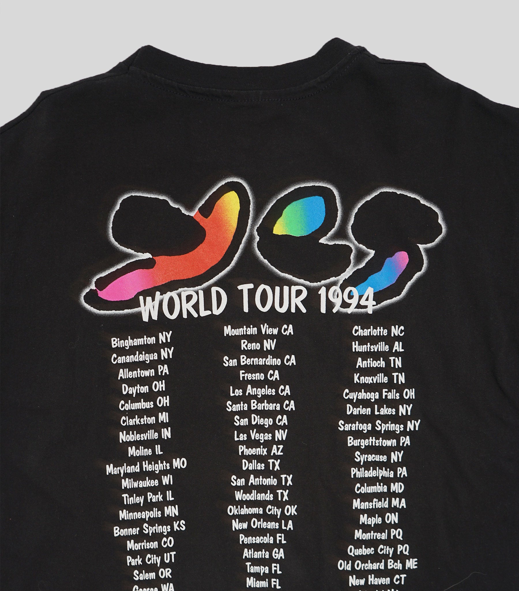 1994 Peter Max Talk Yes World Tour Tee