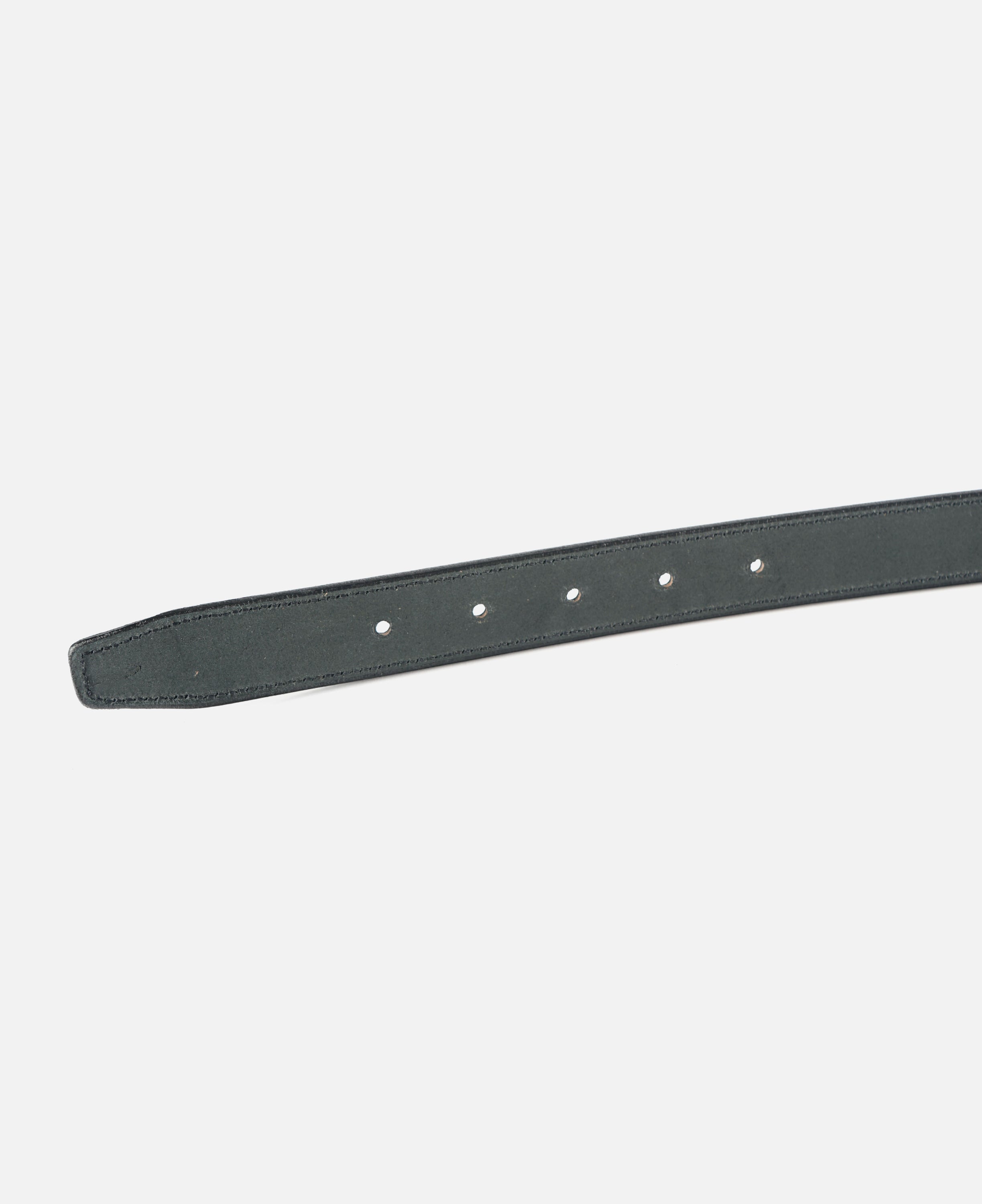 1" Spur Leather Belt / Gold Buckle