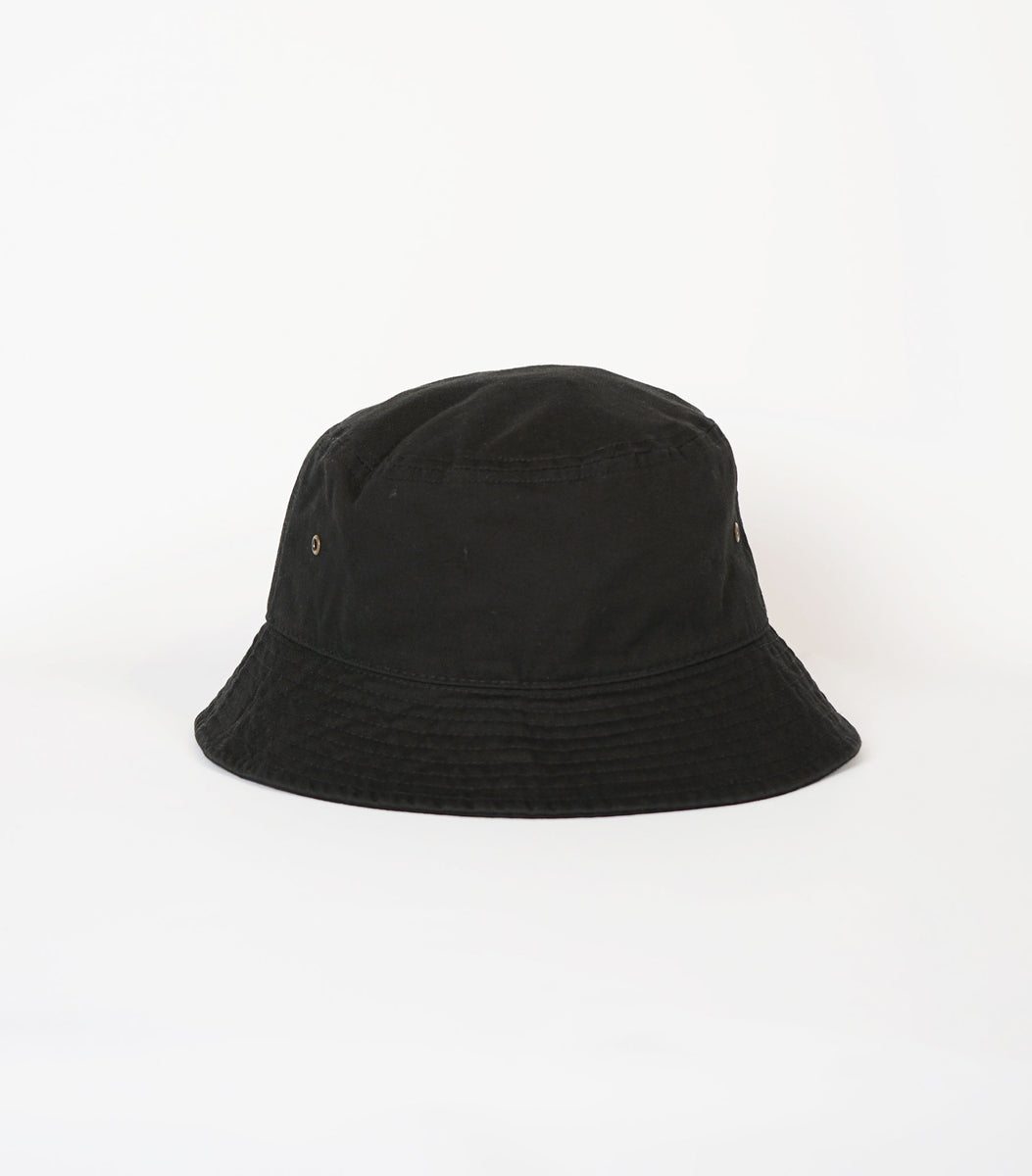 Cotton Bucket Hat Black