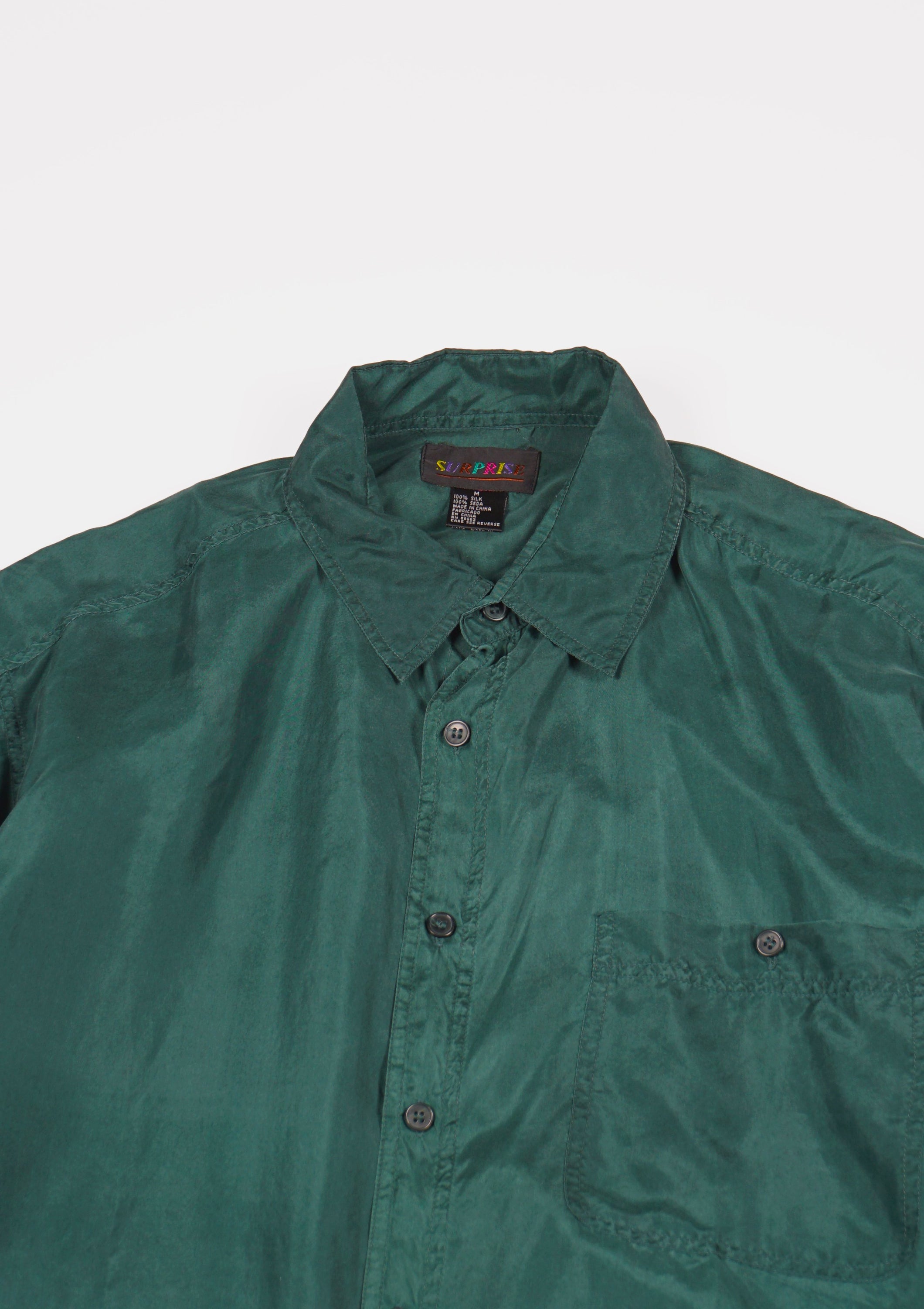 Silk Shirts Short Sleeve Vivid