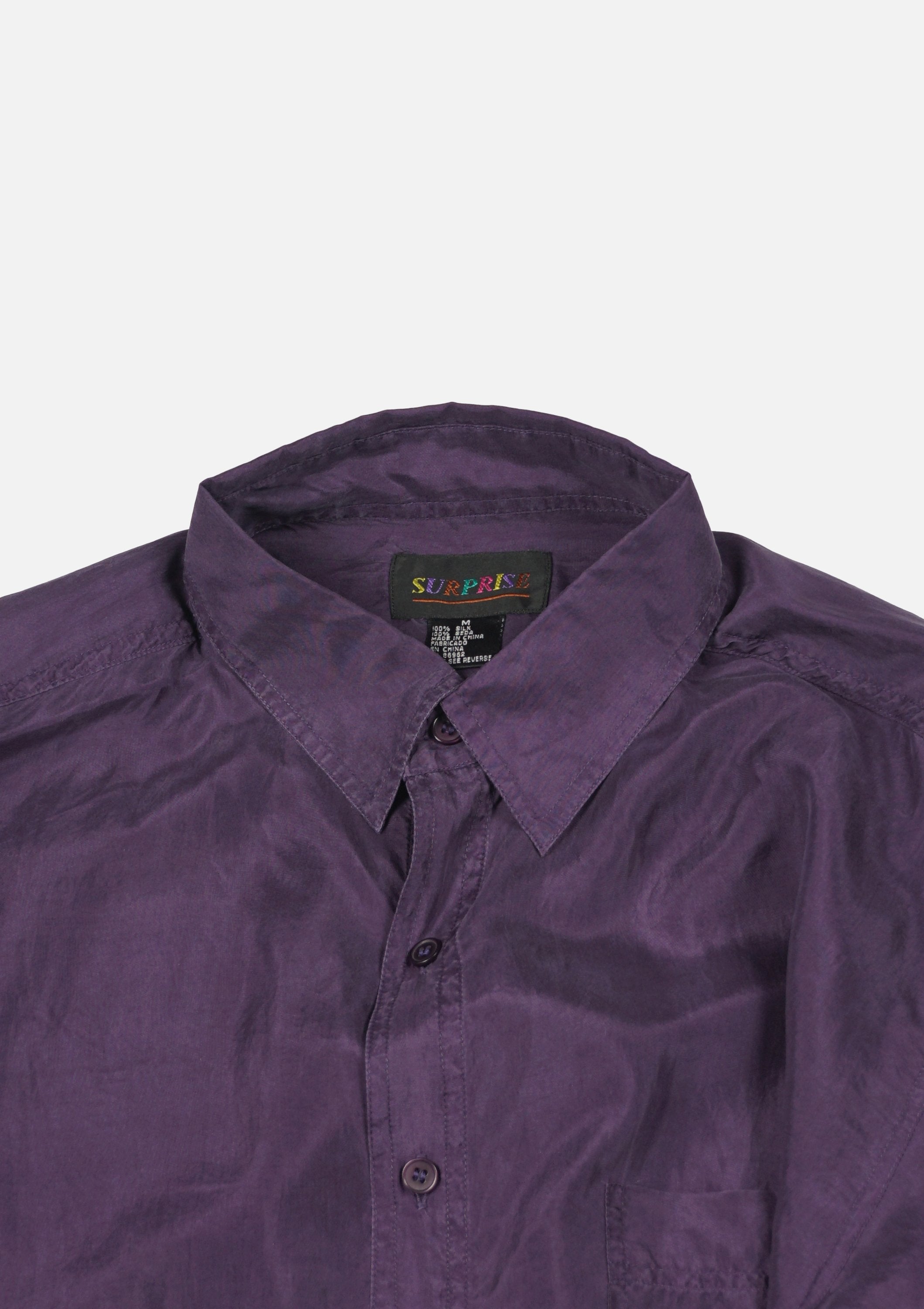 Silk Shirts Short Sleeve Vivid