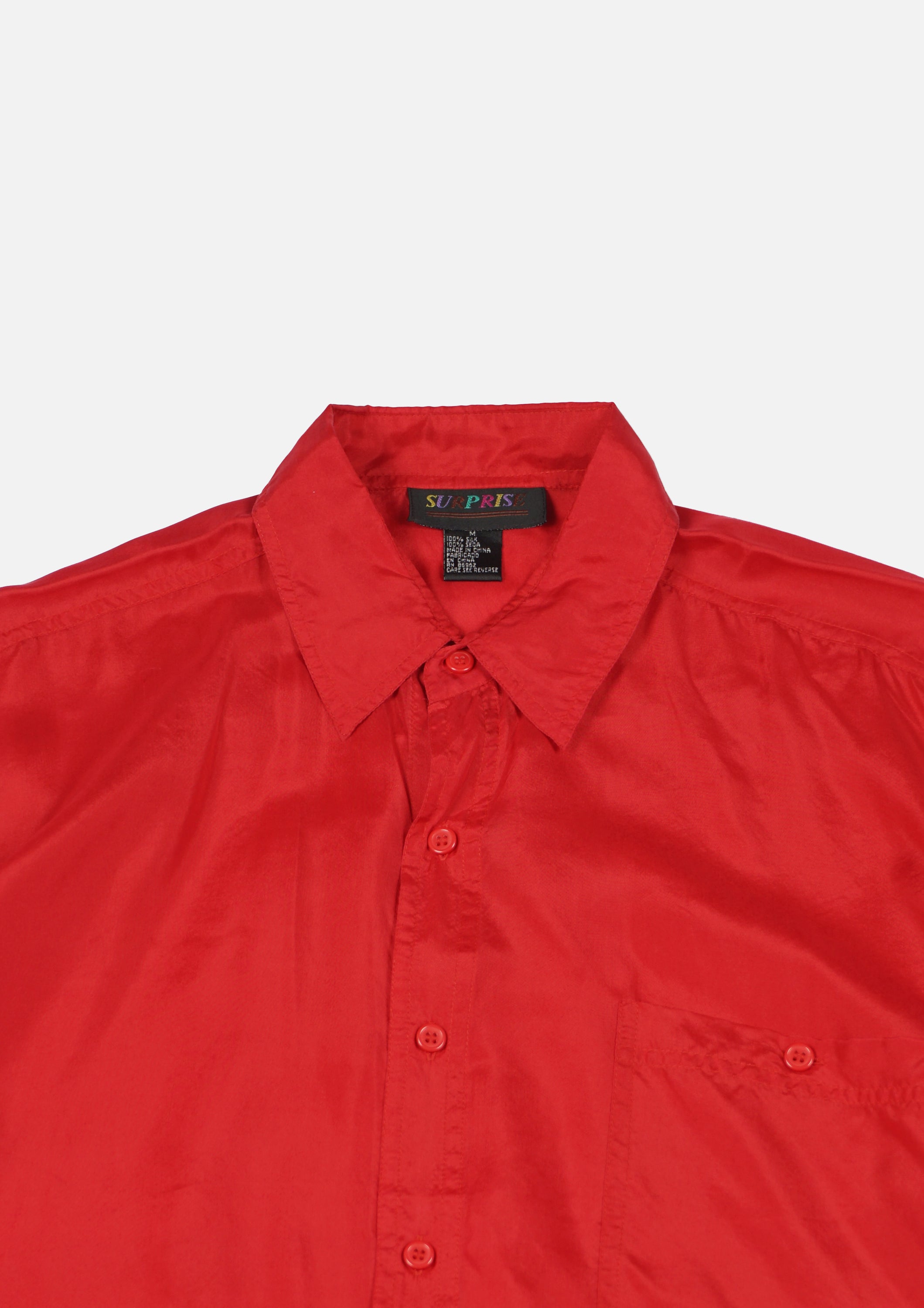 Silk Shirts Short Sleeve Vivid