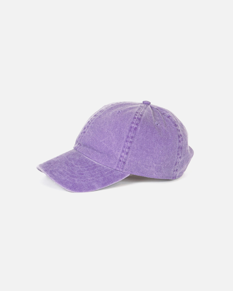 Washed Cotton 6-Panel Cap Purple – Front General Store