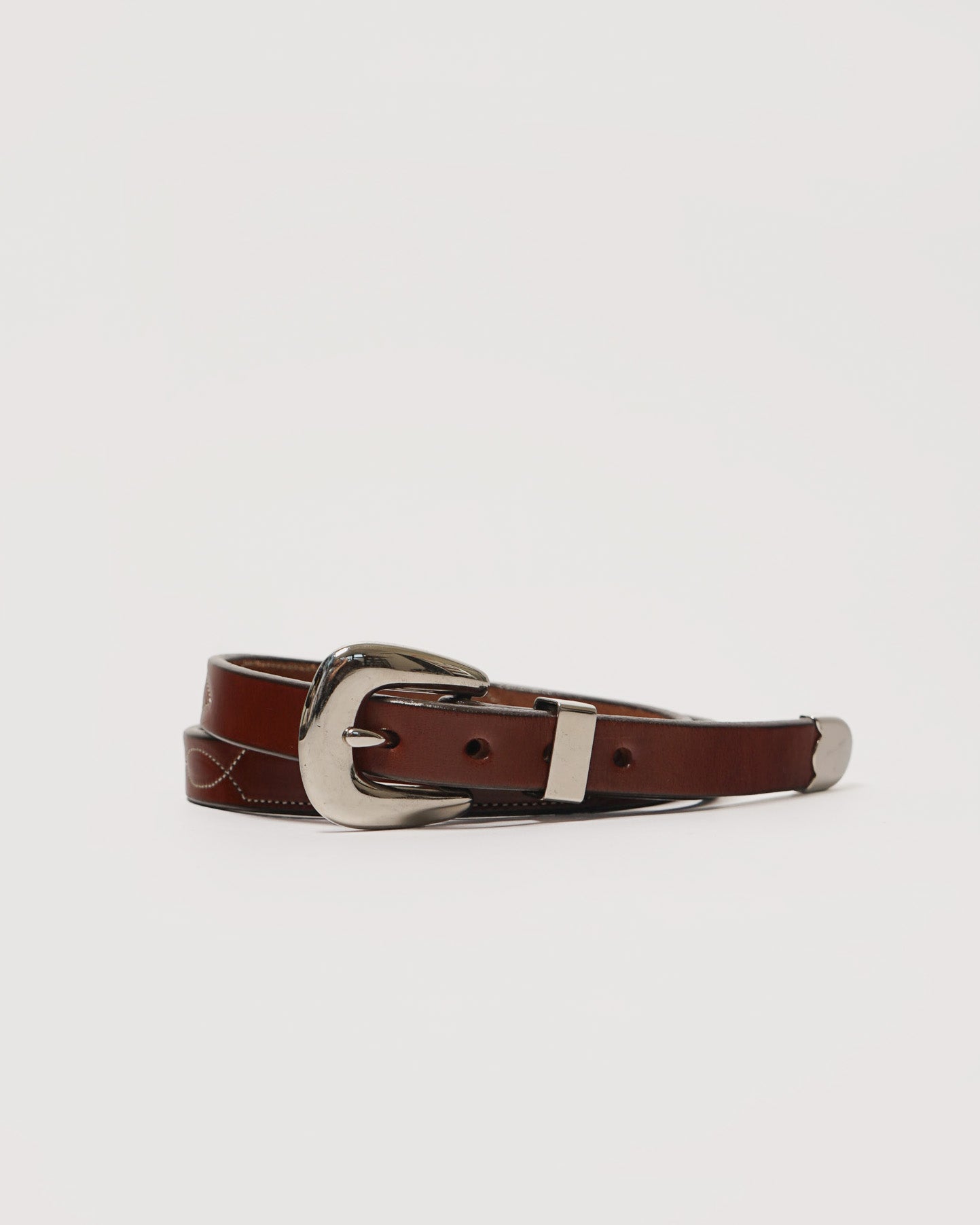 FGS Simple Western Leather Belt – Front General Store