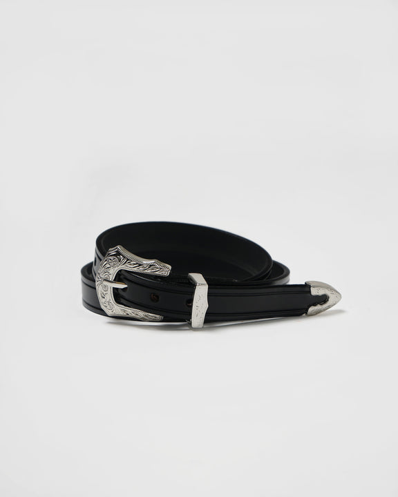Western Buckle Set Leather Belt