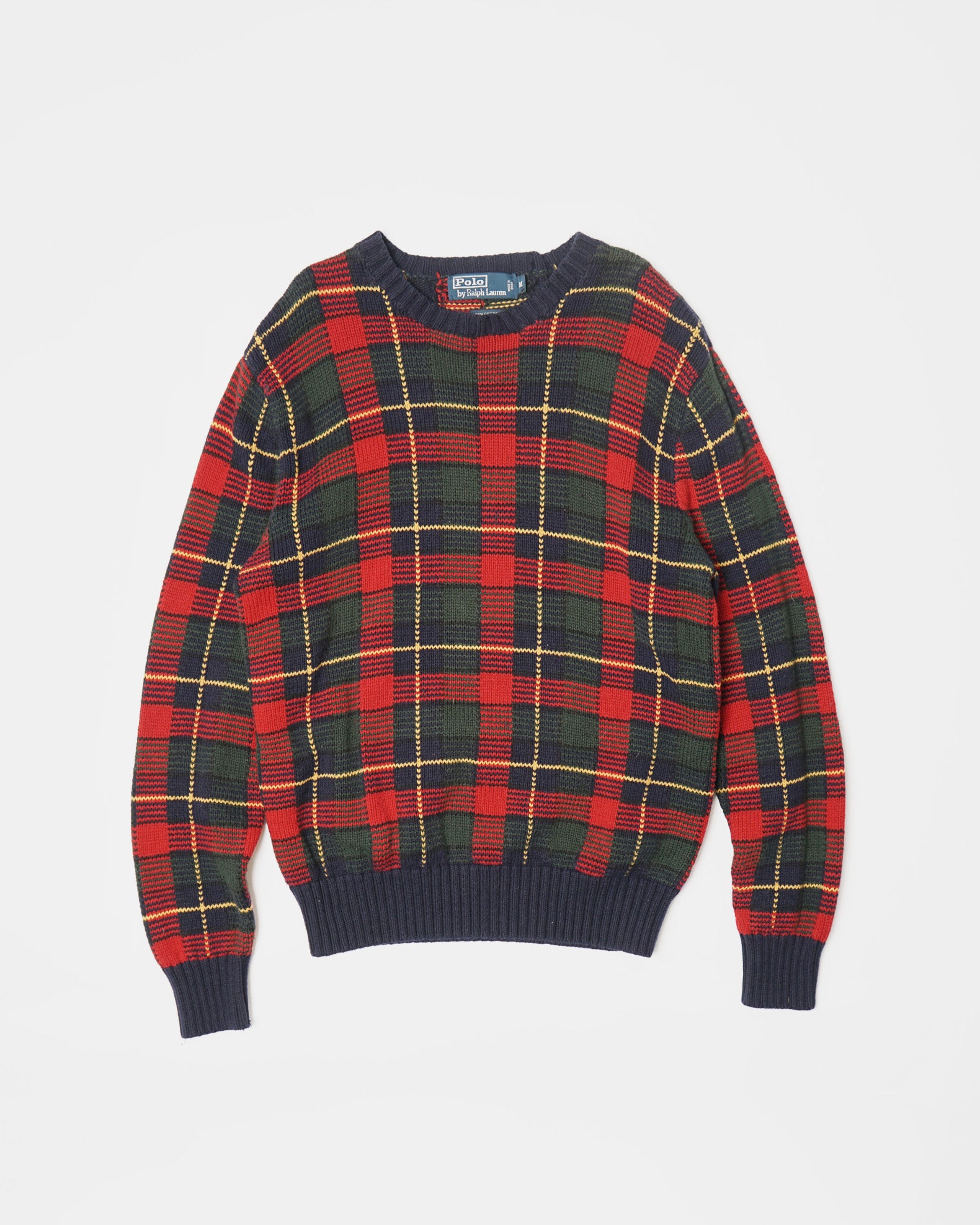 Ralph Lauren - Plaid Cotton Cashmere Sweater