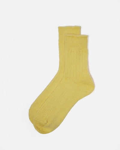 Mohair Socks / Yellow