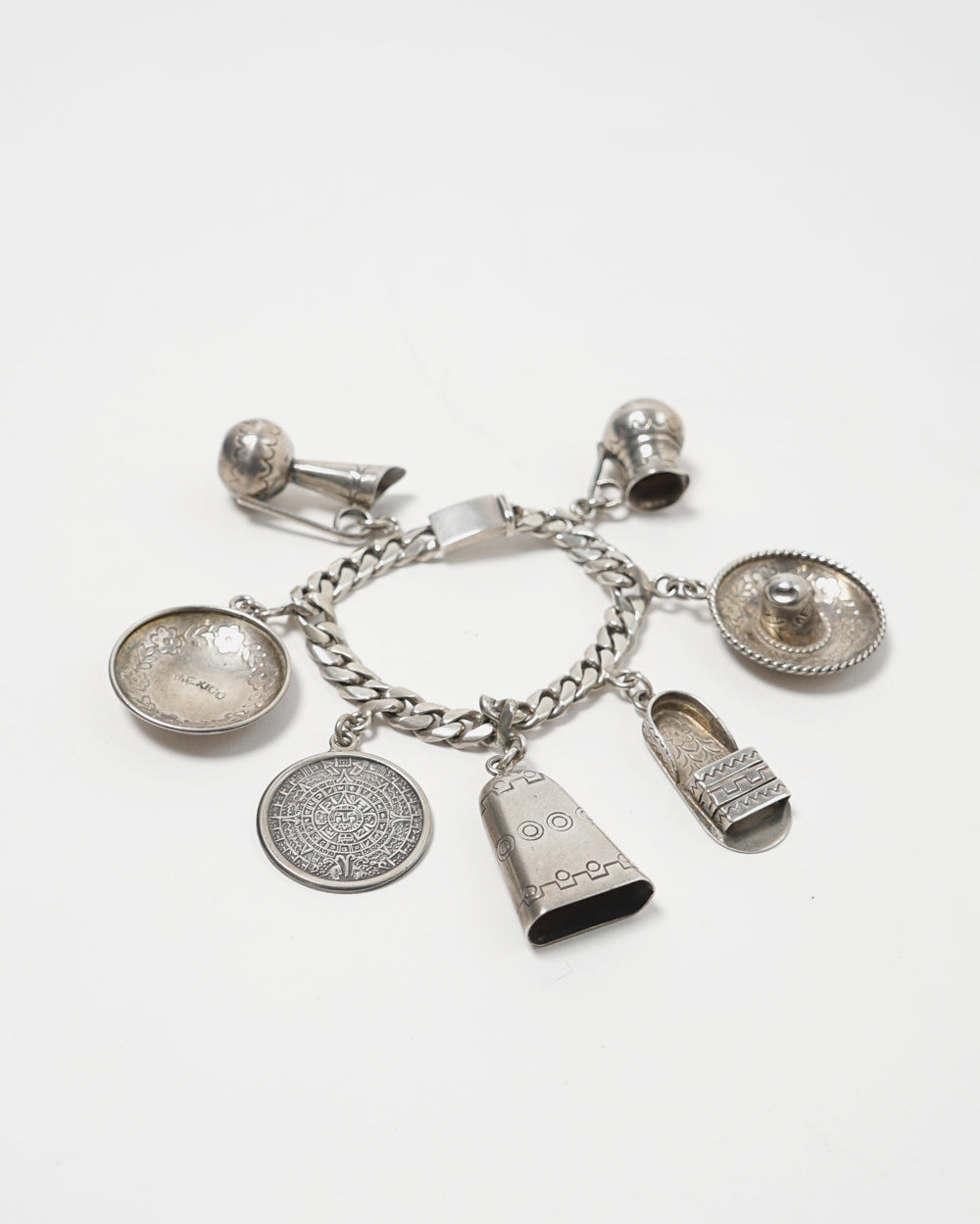 Silver Bracelet w/ Charms