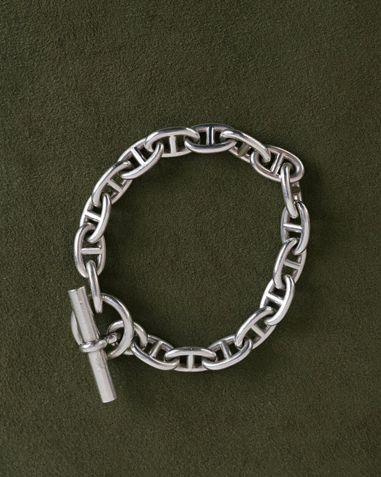 Silver Chaine D'ancre Bracelet