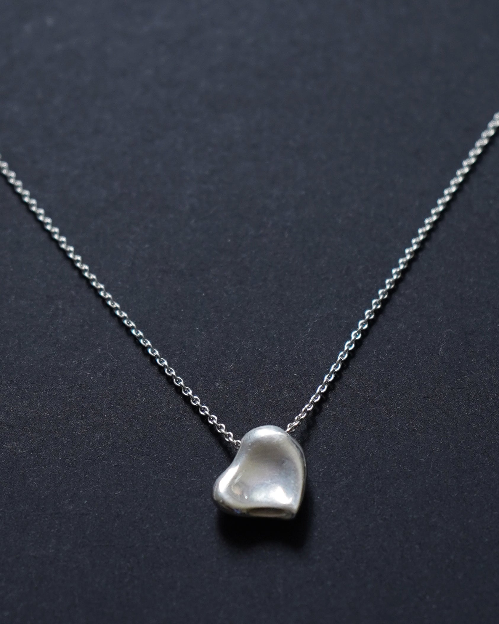 Silver Full Heart Necklace – Front General Store