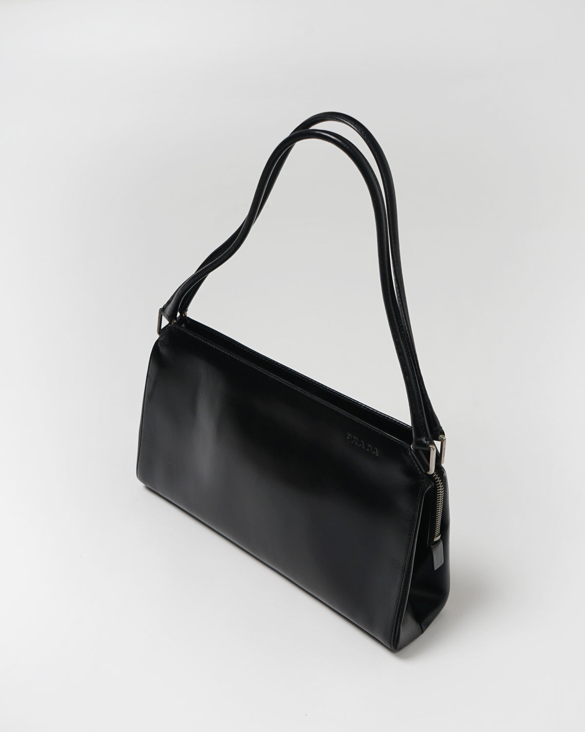 Black Leather Hand Bag