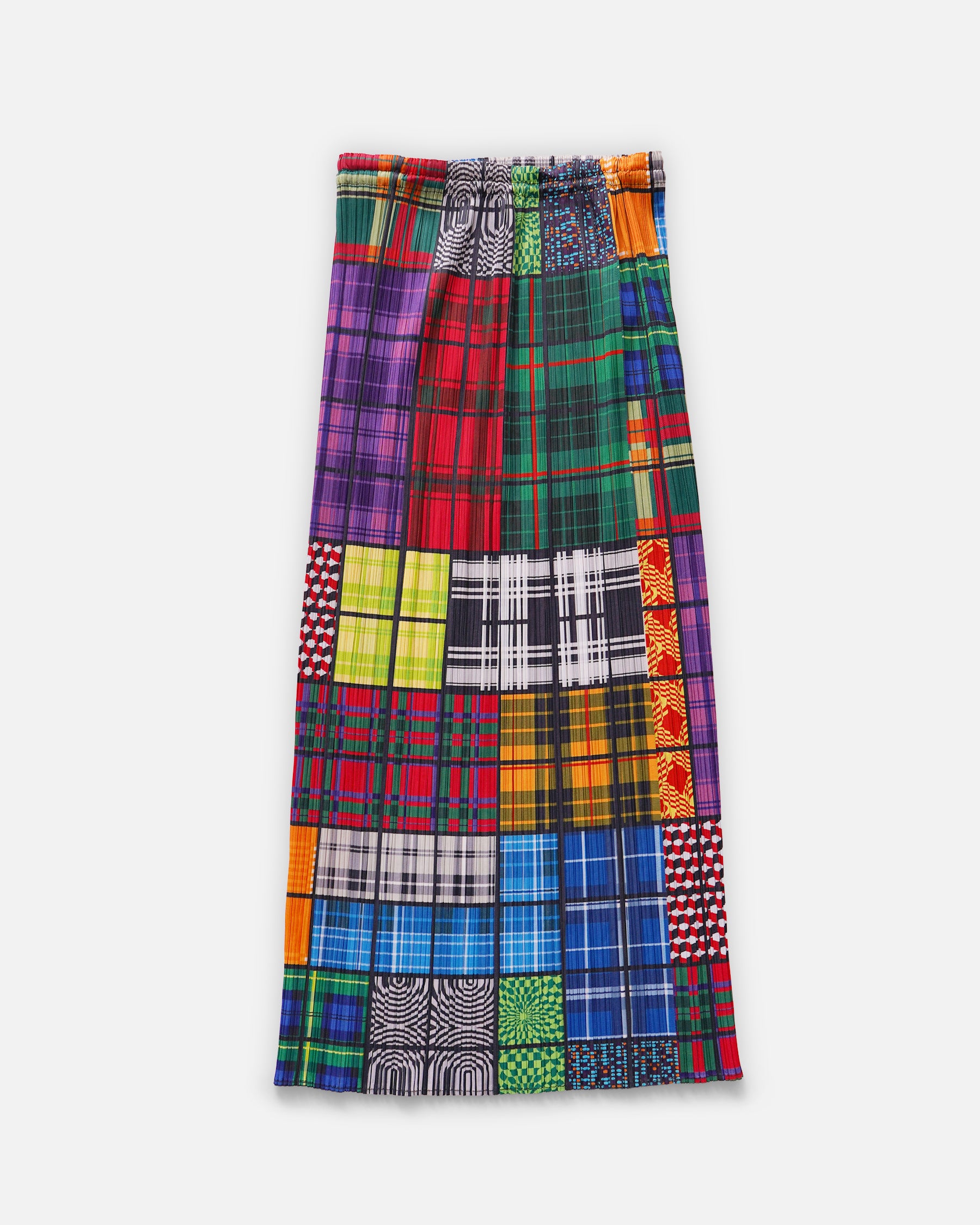 *PLATS PLEASE* プリーツタンクトップチェック Pleats Please Issey Miyake プリーツ タンクトップ | グレー