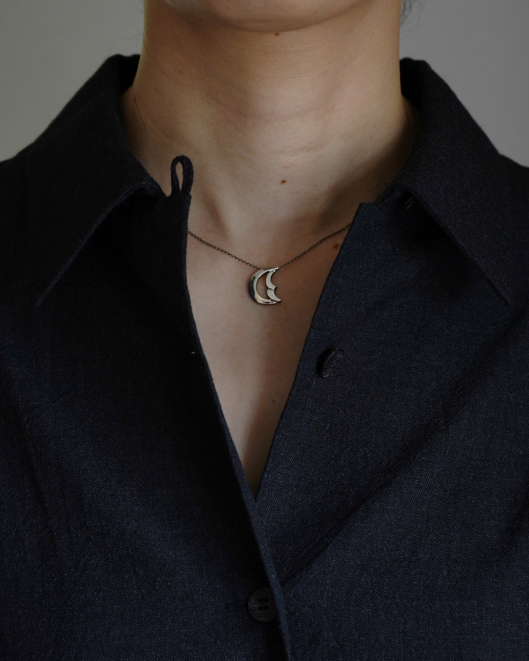 Vintage Tiffany & Co. Paloma Picasso Sterling Silver Crescent Moon