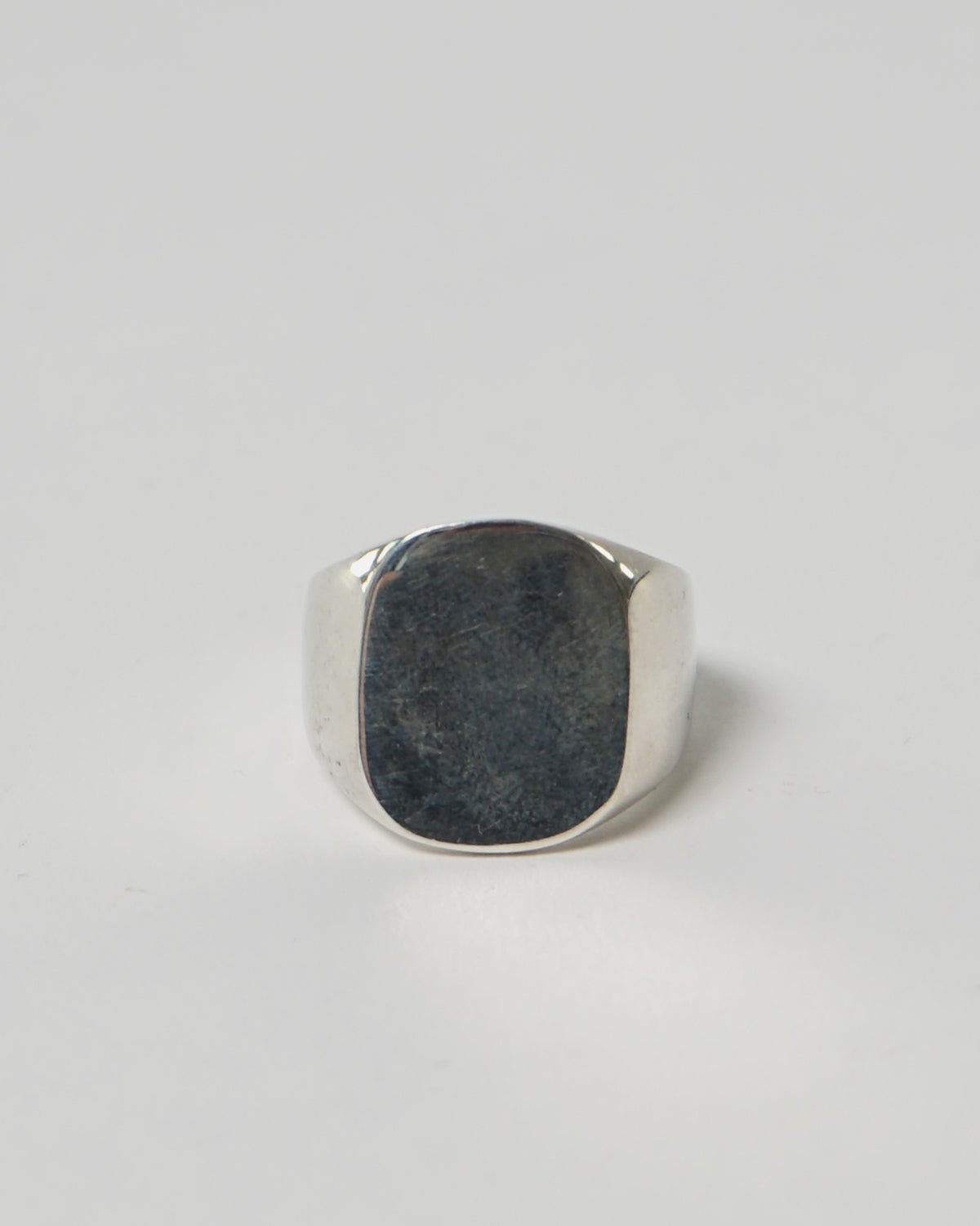 Silver Signet Ring / size: 10