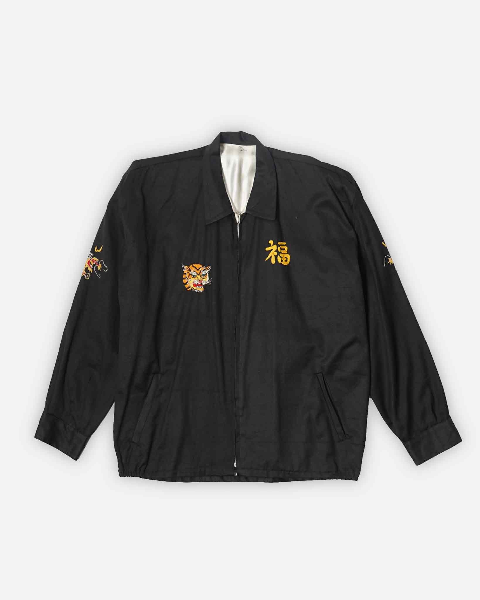 ジャケット・アウター Vietnam Souvenir Jacket Vintage Vietnam Camo Liner Souvenir Jacket w/ Busted Zipper SZ M