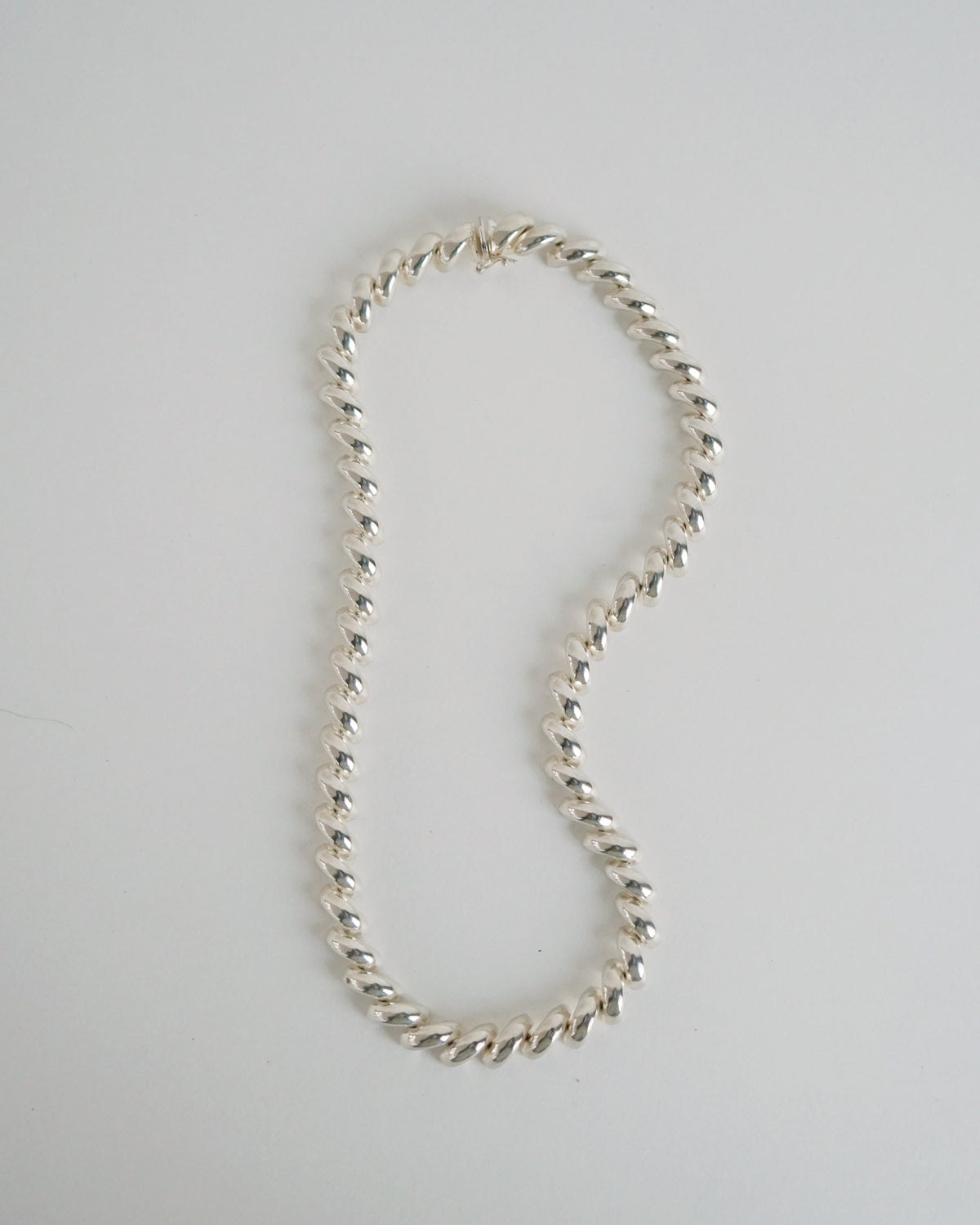 Silver Rope Necklace