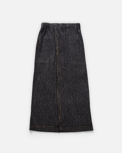 Issey Miyake Pleats Please Denim Print Pleated Pants Made in Japan