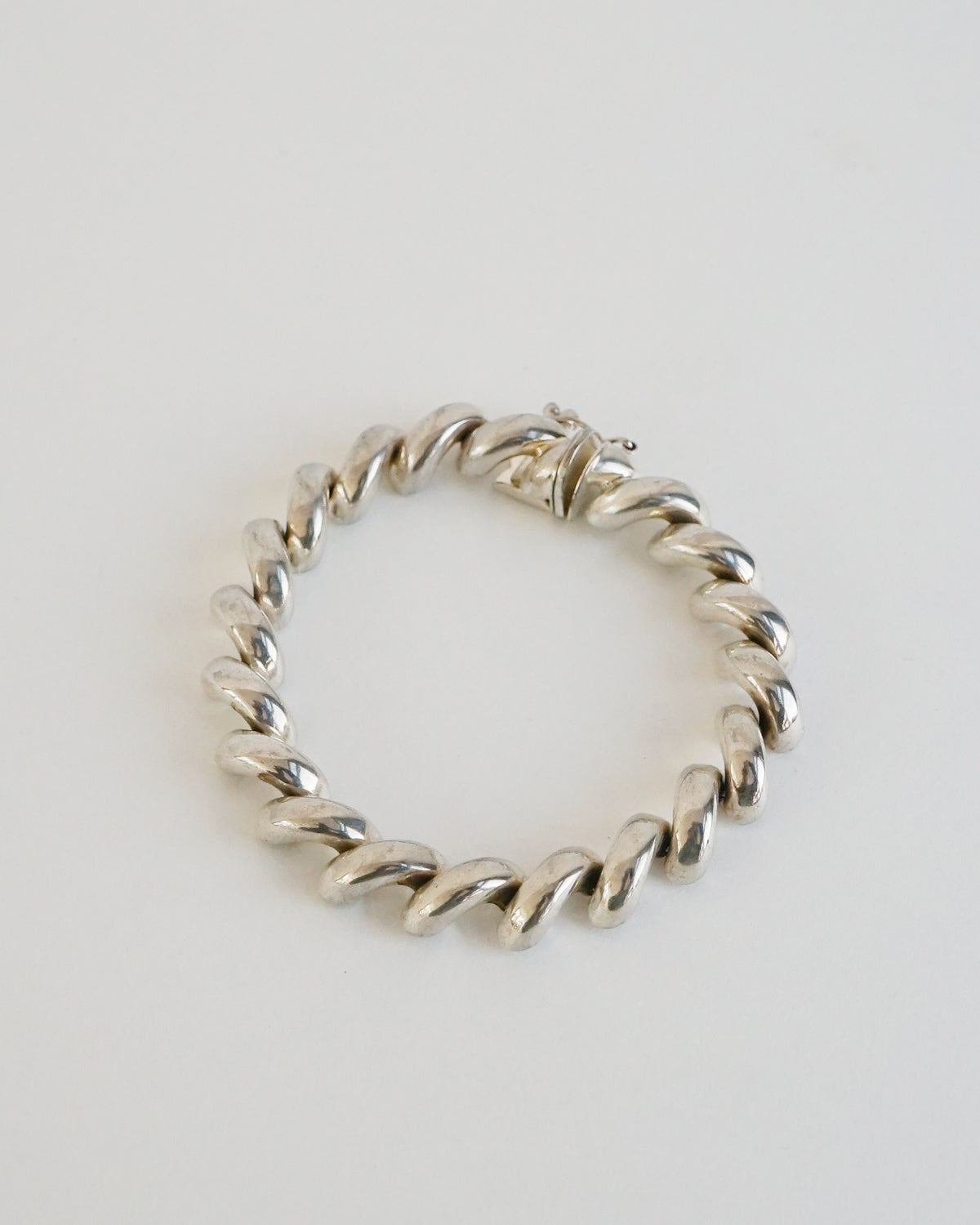Silver Rope Chain Bracelet