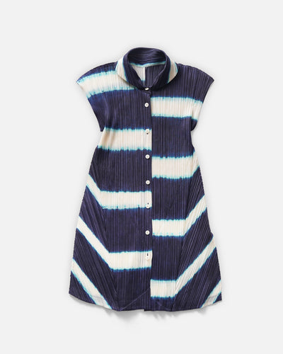 Issey Miyake Pleats Please Pleated Top Made in Japan – Front