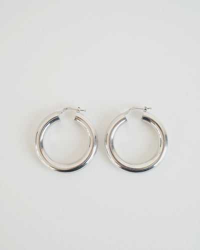 Silver Hoop Earrings