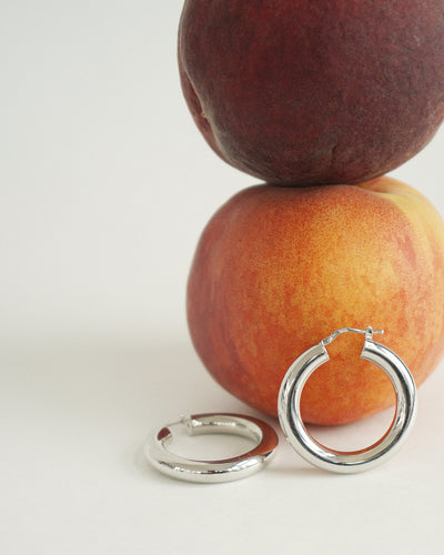 Silver Hoop Earrings