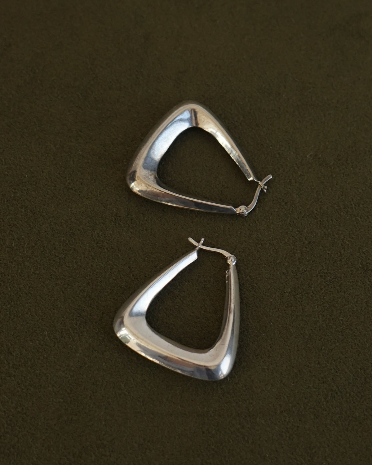 Silver Hoop Earrings