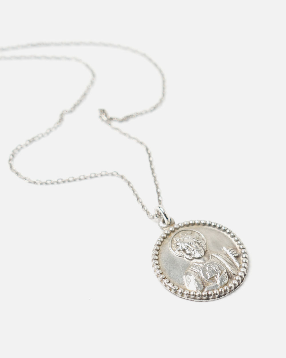 Silver Religious Necklace