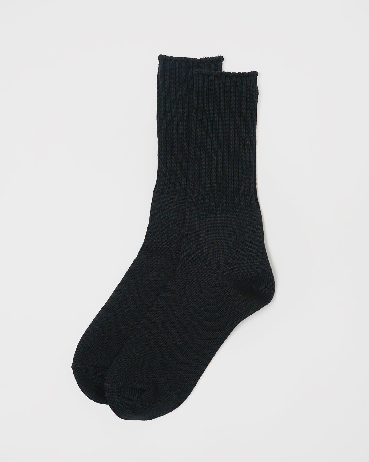 Silket Rib Socks / Black