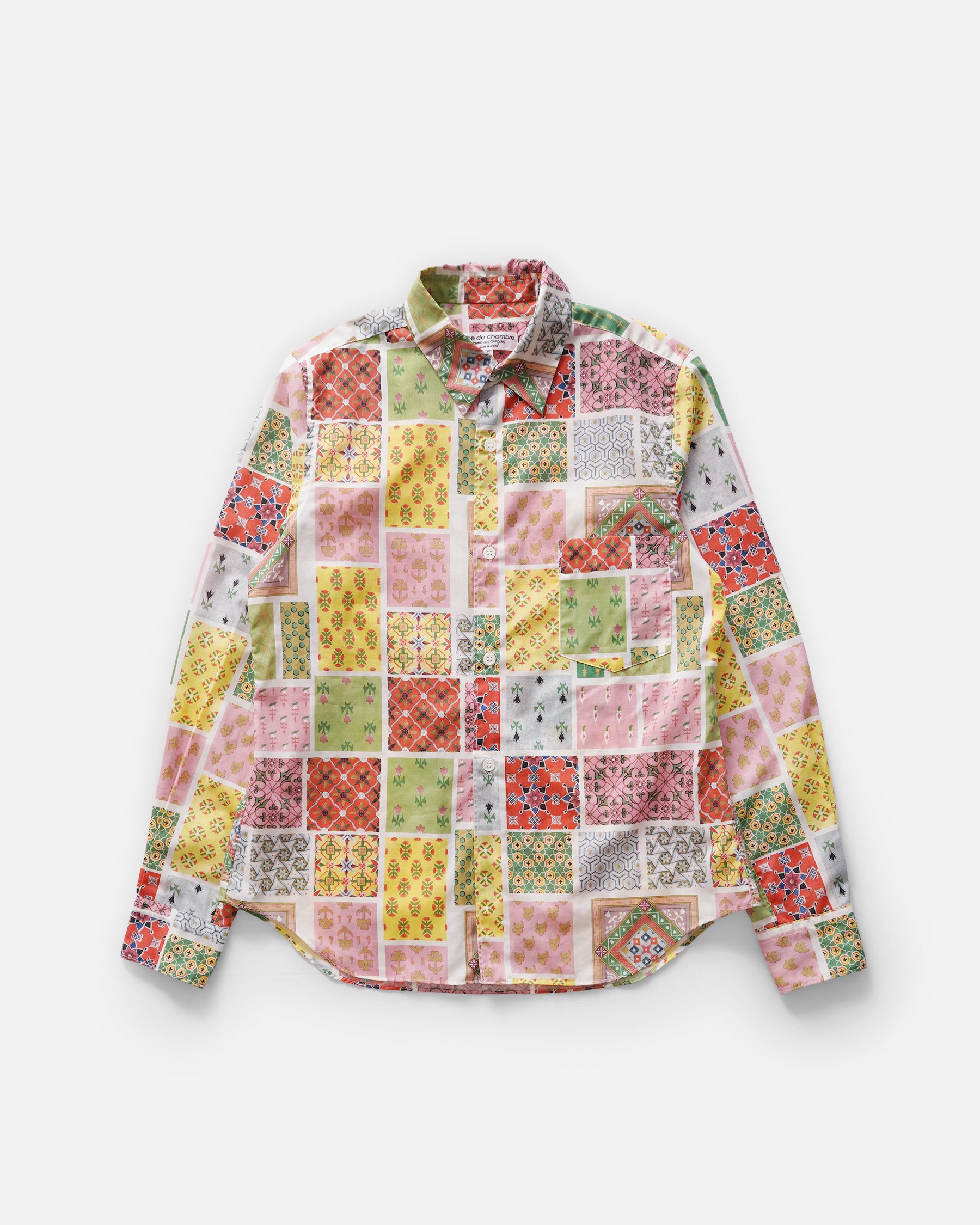 COMME des GARCONS HOMME フルーツ柄シャツ robe de chambre COMME des GARÇONS Long Sleeve Shirt Made in Japan