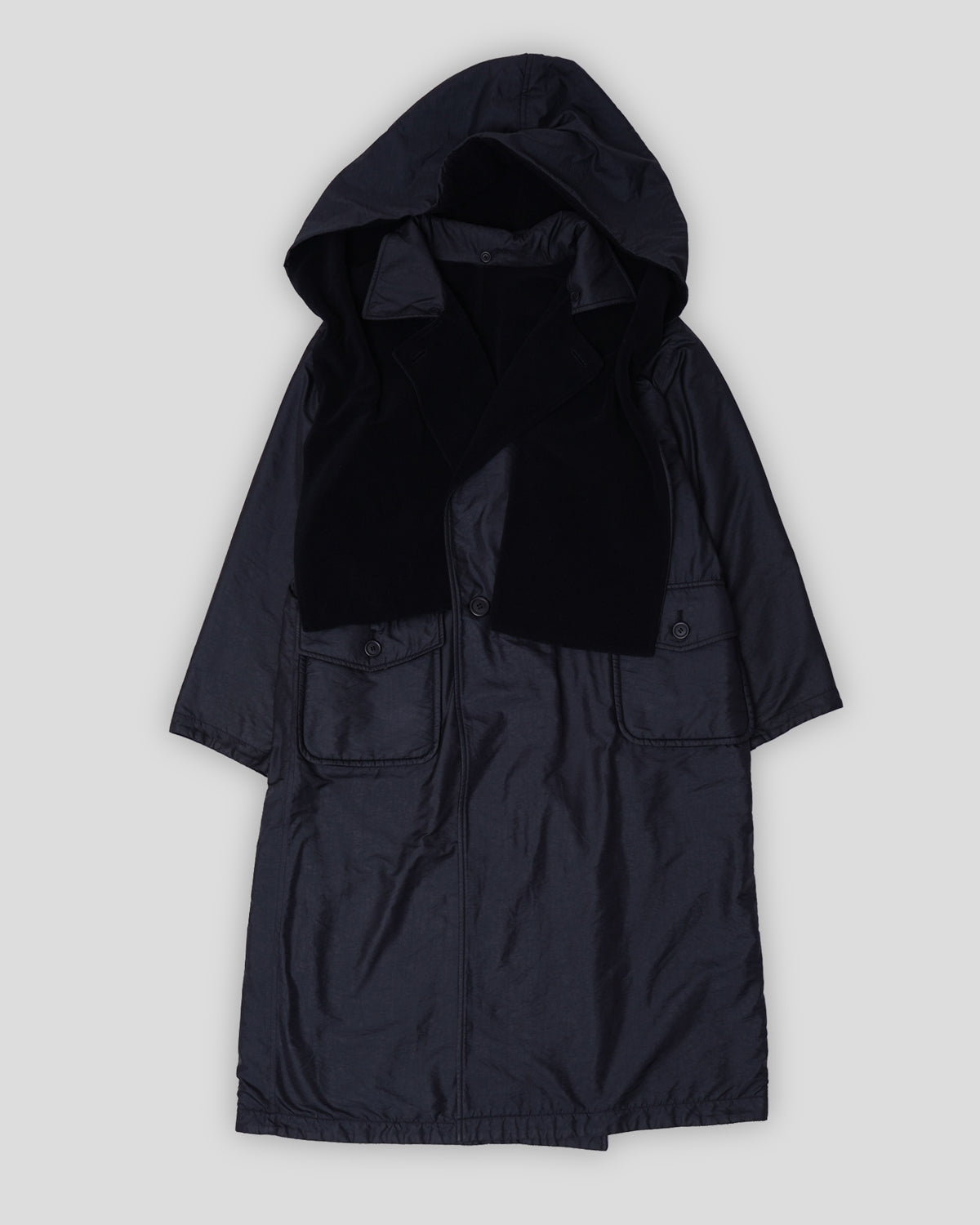 Reversible Hooded Coat