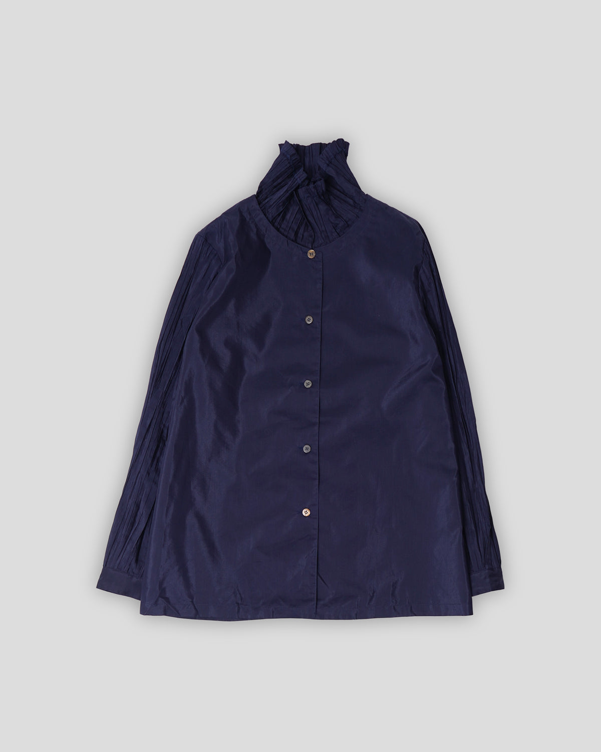 I.S. Pleated Collar & Sleeve Shirt
