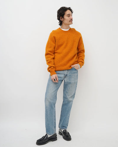 FGS Originals - Brushed Shetland Sweater Crew Neck / Orange