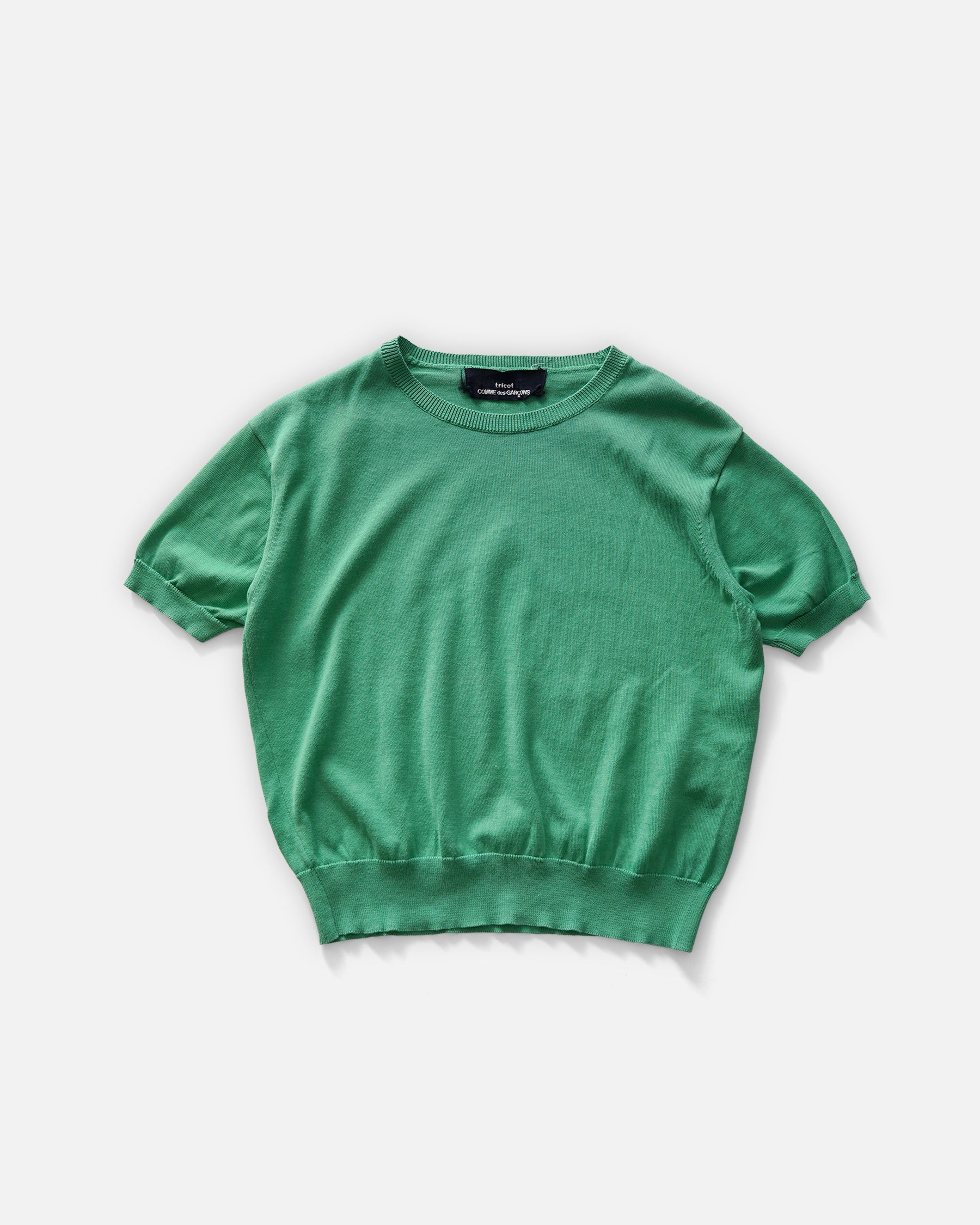 tricot COMME des GARÇONS Short Sleeve Sweater Made in Japan 