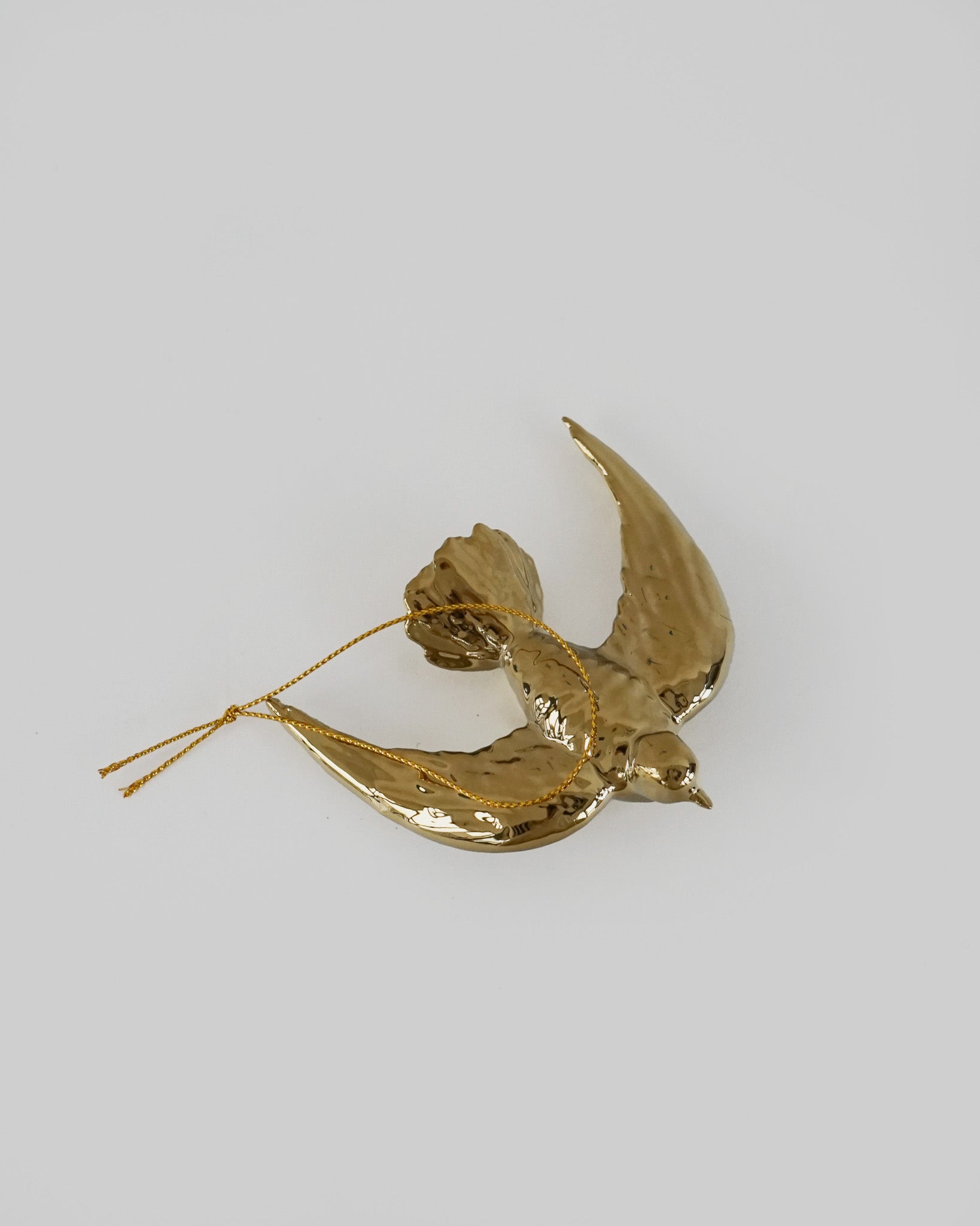 Golden Swallow Ornament